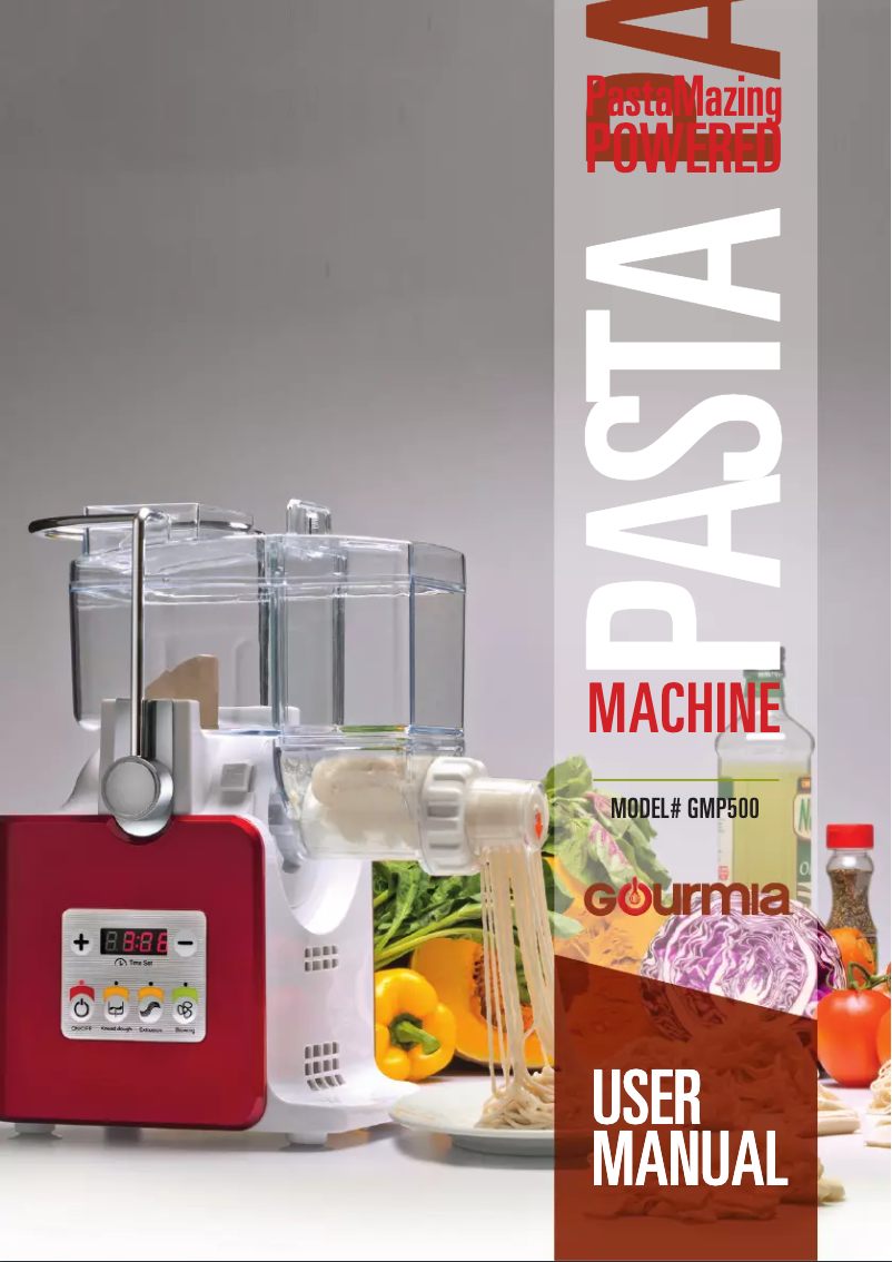 Page 1 de la notice Manuel utilisateur Gourmia GPM500