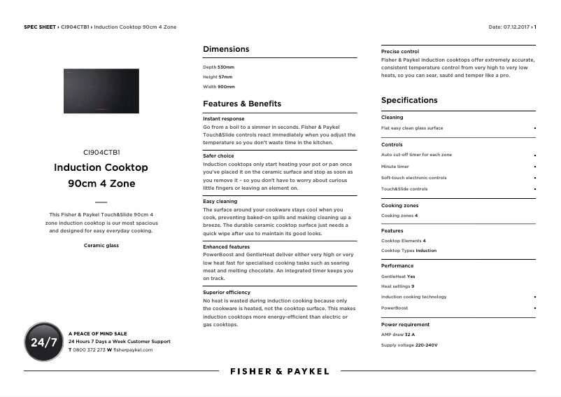 Image de la première page du manuel de l'appareil CI904CTB1