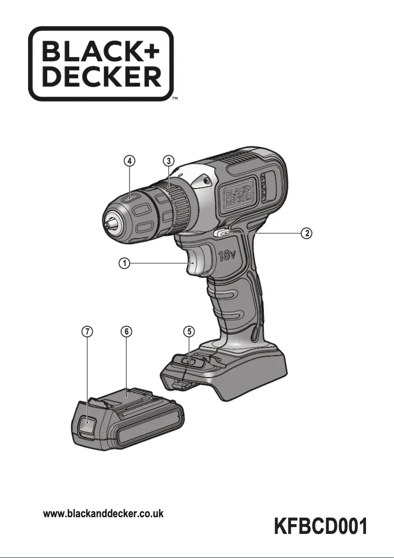 Page n°1 - Manuel utilisateur Black & Decker KFBCD001