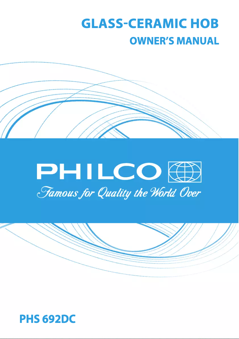 Page n°1 - Manuel utilisateur Philco PHS 692 DC