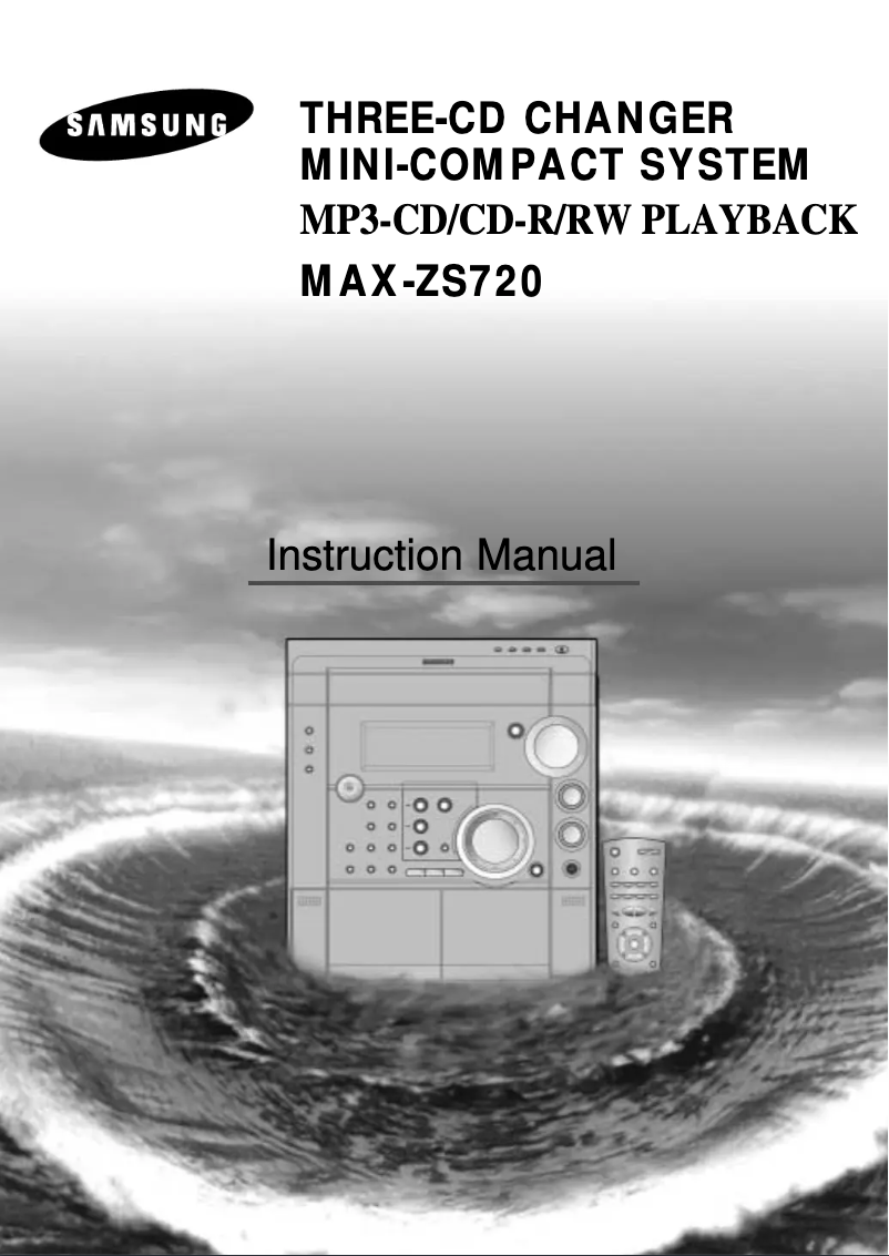 Image de la première page du manuel de l'appareil MAX-ZS720