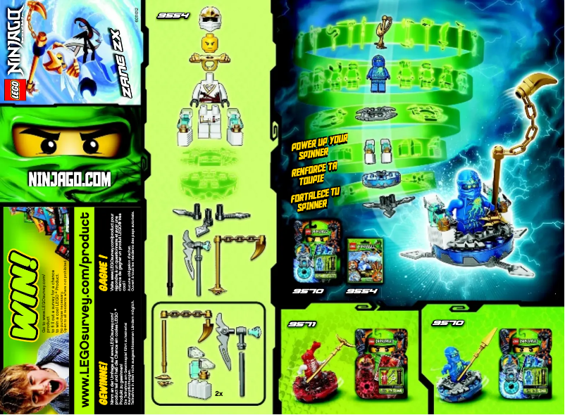 Page n°1 - Manuel utilisateur Lego Ninjago 9554