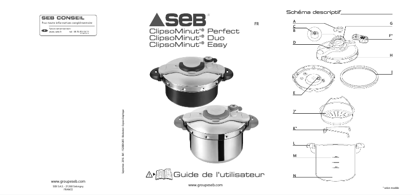Image de la première page du manuel de l'appareil ClipsoMinut' Duo