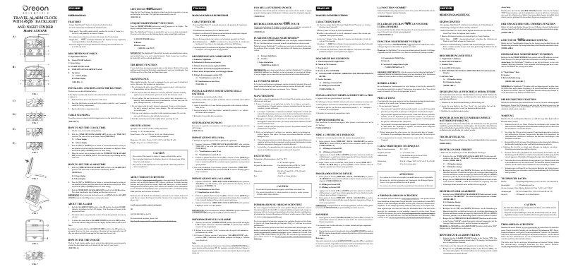 Image de la première page du manuel de l'appareil AS316NE