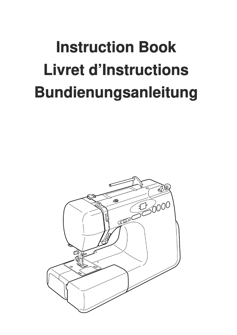 Page n°1 - Manuel utilisateur Elna Star