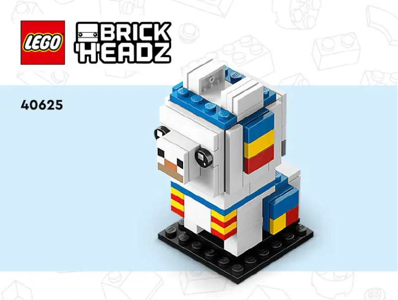 Image de la première page du manuel de l'appareil Brickheadz 40625