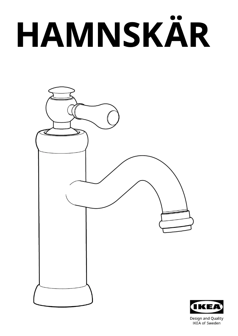 Imagen de la primera página del manual del dispositivo HAMNSKÄR 603.472.15
