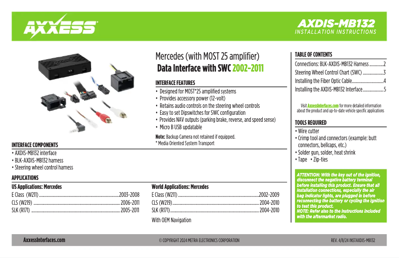 Página 1 del manual Manual de usuario AXESS AXDIS-MB132