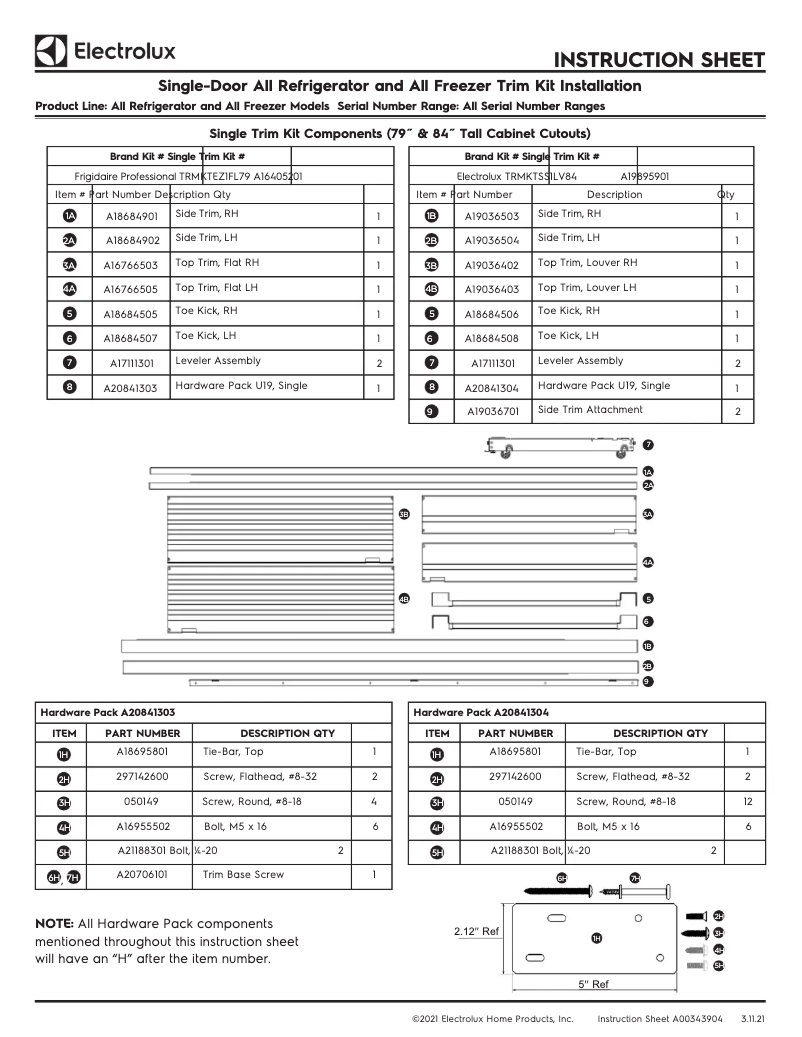 Page n°1 - Manuel utilisateur Electrolux TRMKTSS1LV84