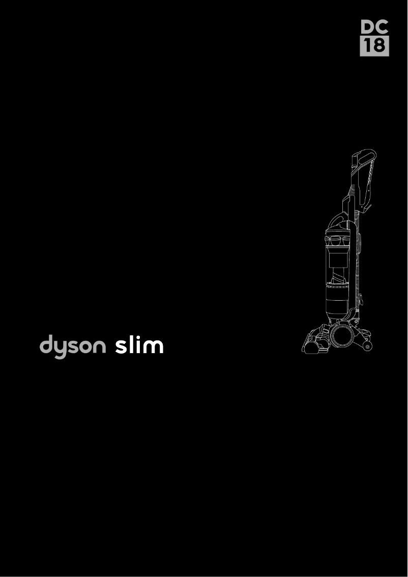 Page 1 de la notice Manuel utilisateur Dyson DC18