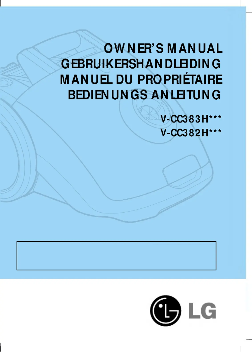 Page n°1 - Manuel utilisateur LG V-CC383HTQ