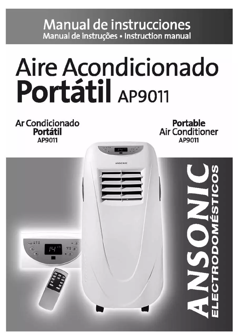 Page n°1 - Manuel utilisateur Ansonic AP 9011
