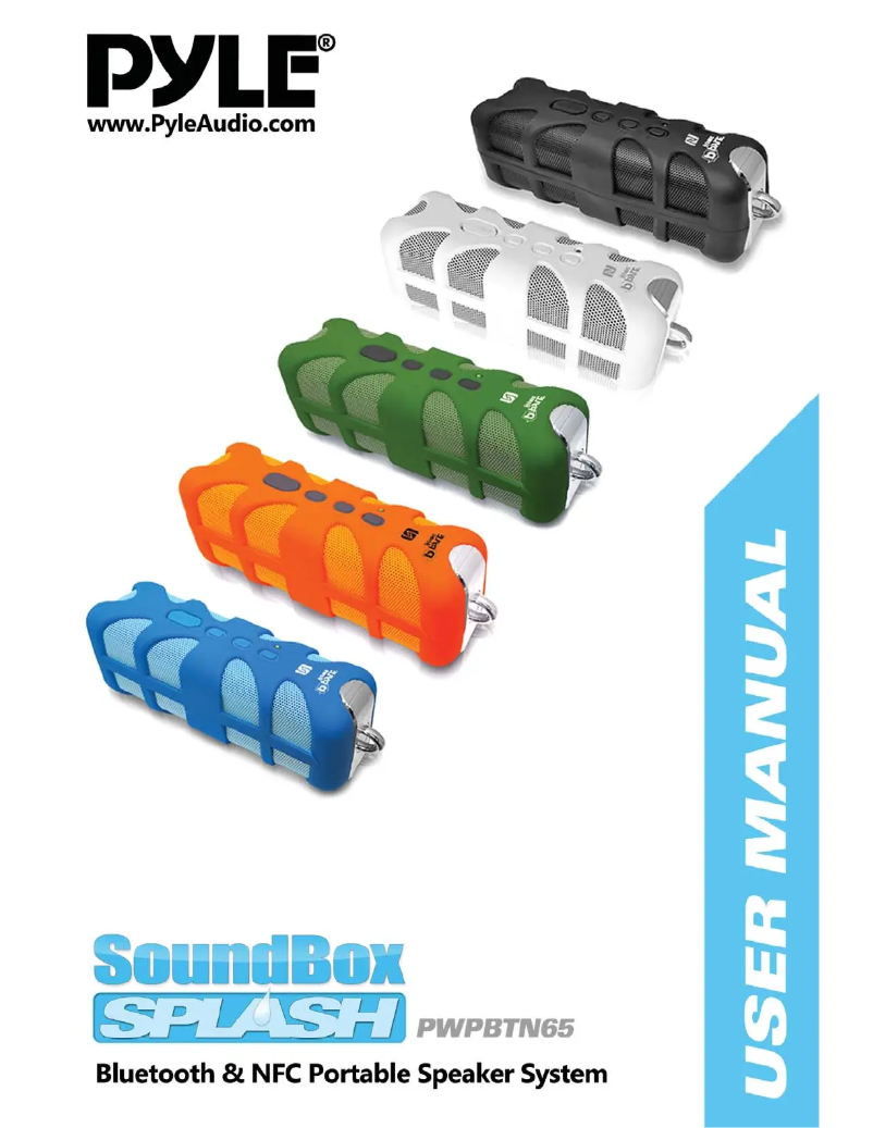 Page 1 de la notice Manuel utilisateur Pyle AZPWPBTN65GN