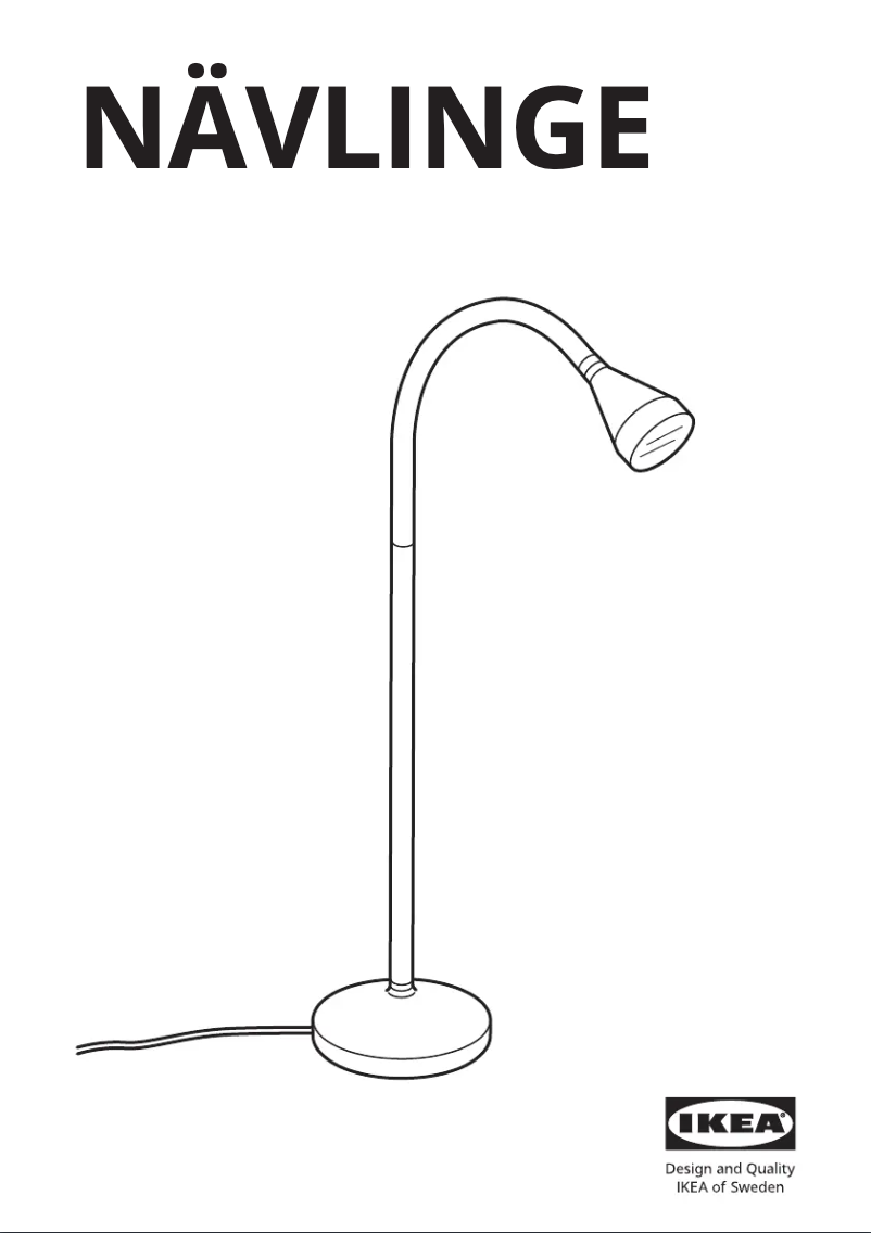 Image de la première page du manuel de l'appareil NÄVLINGE 305.747.18