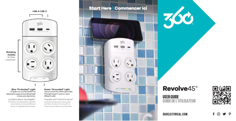 Imagen de la primera página del manual del dispositivo Revolve45