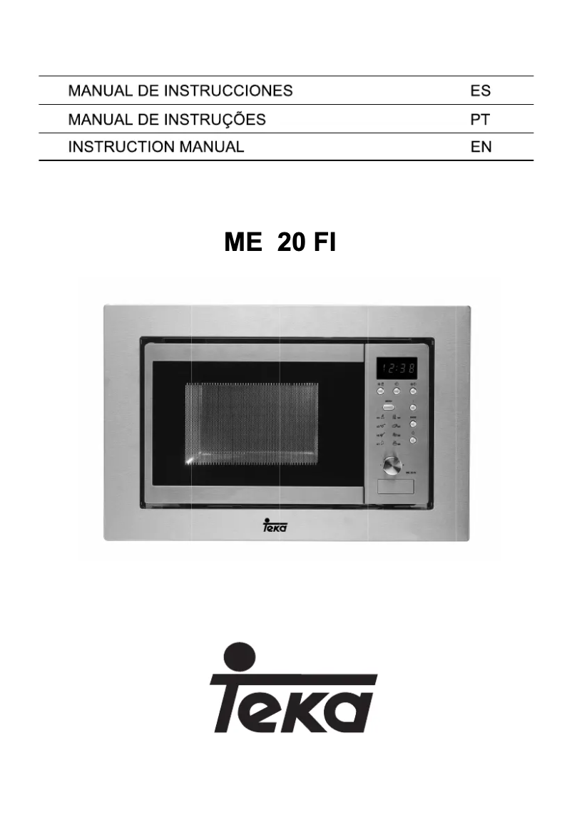 Page 1 de la notice Manuel utilisateur Teka ME 20 FI