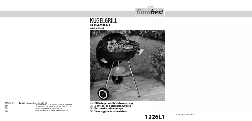 Page 1 de la notice Manuel utilisateur Florabest 1226L1