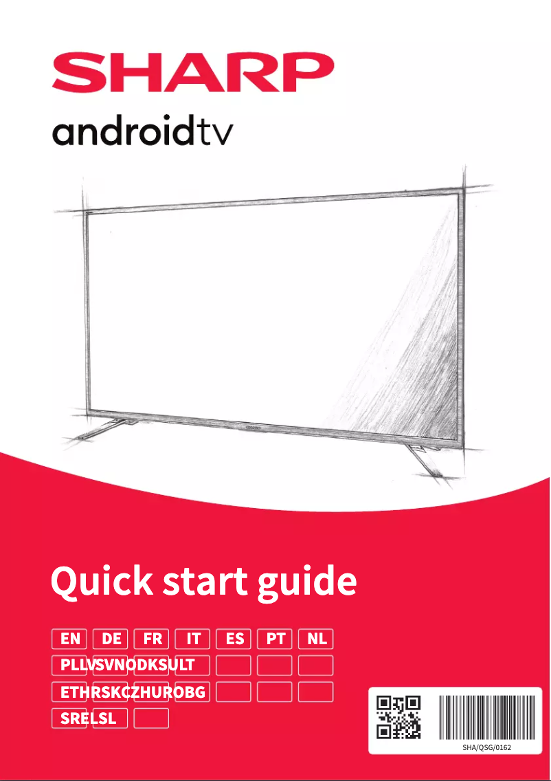 Page n°1 - Guide de démarrage rapide Sharp 43FN8KA