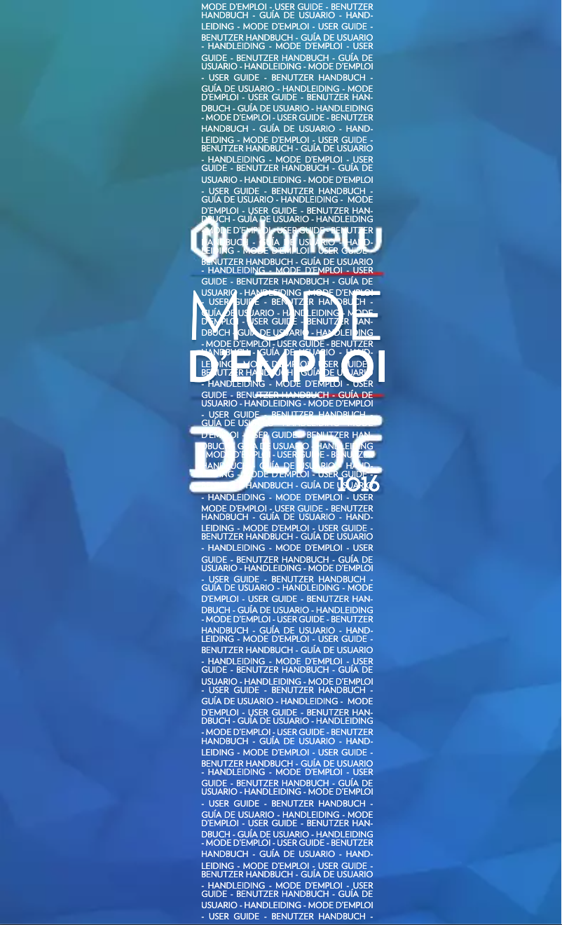 Page 1 de la notice Manuel utilisateur Danew Dslide 1016