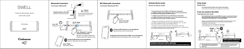 Page 1 de la notice Guide de démarrage rapide Cabasse Swell