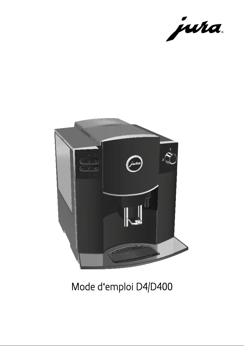 Image de la première page du manuel de l'appareil D400