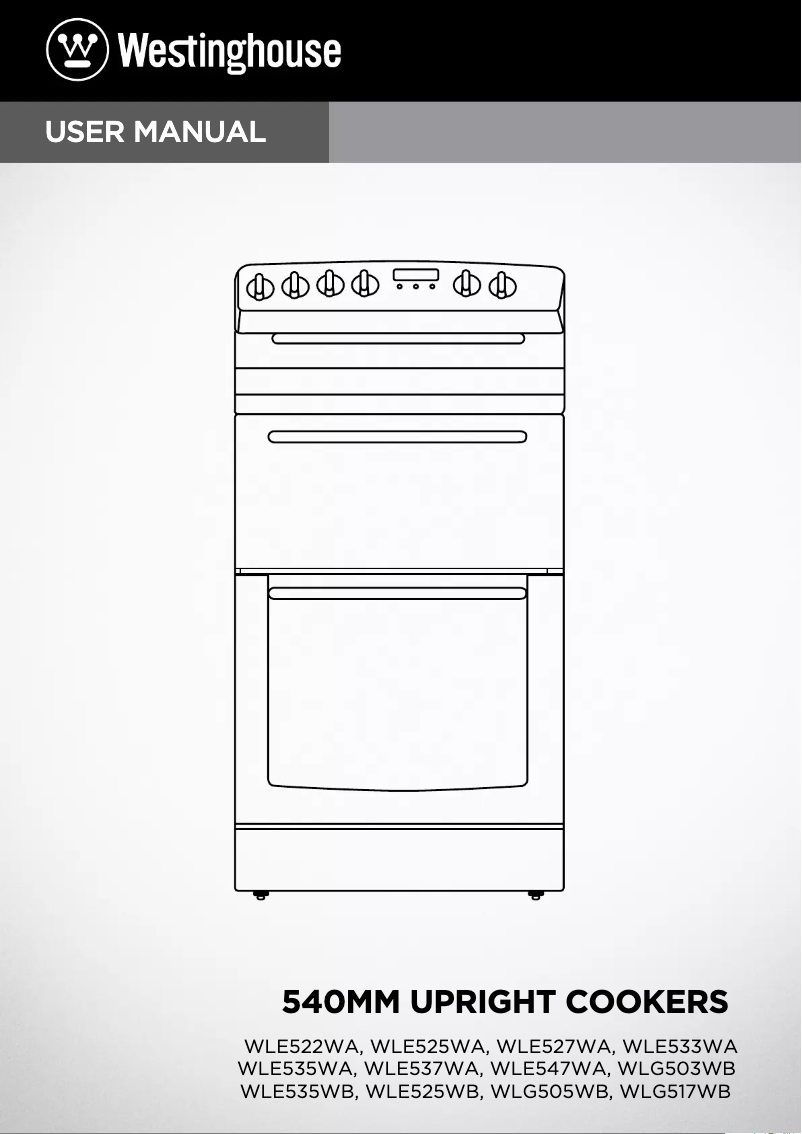 Image de la première page du manuel de l'appareil WLE533WA