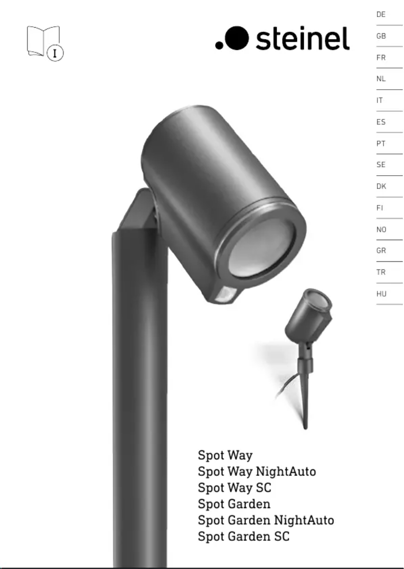 Image de la première page du manuel de l'appareil Spot Way