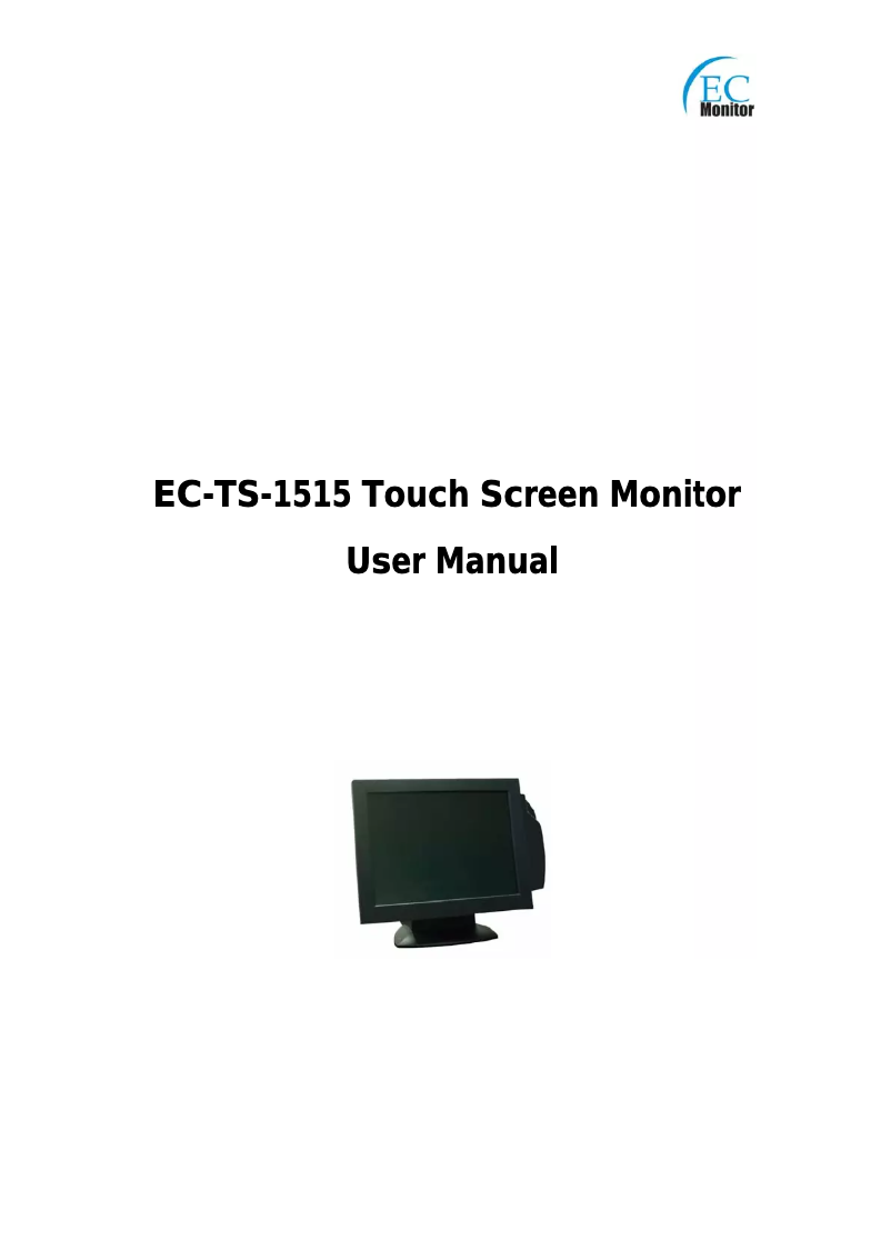 Page 1 de la notice Manuel utilisateur EC Line EC-TS-1515