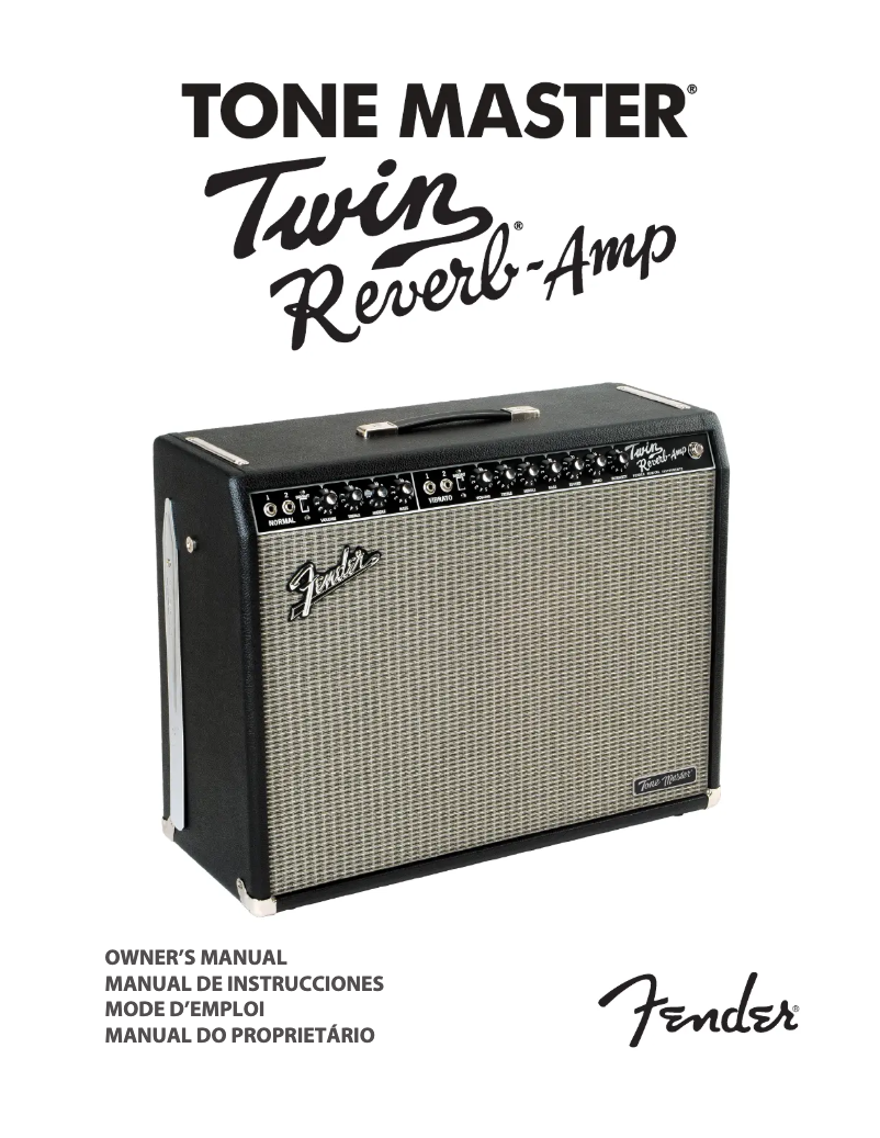 Página 1 del manual Manual de usuario Fender Tone Master Twin Reverb