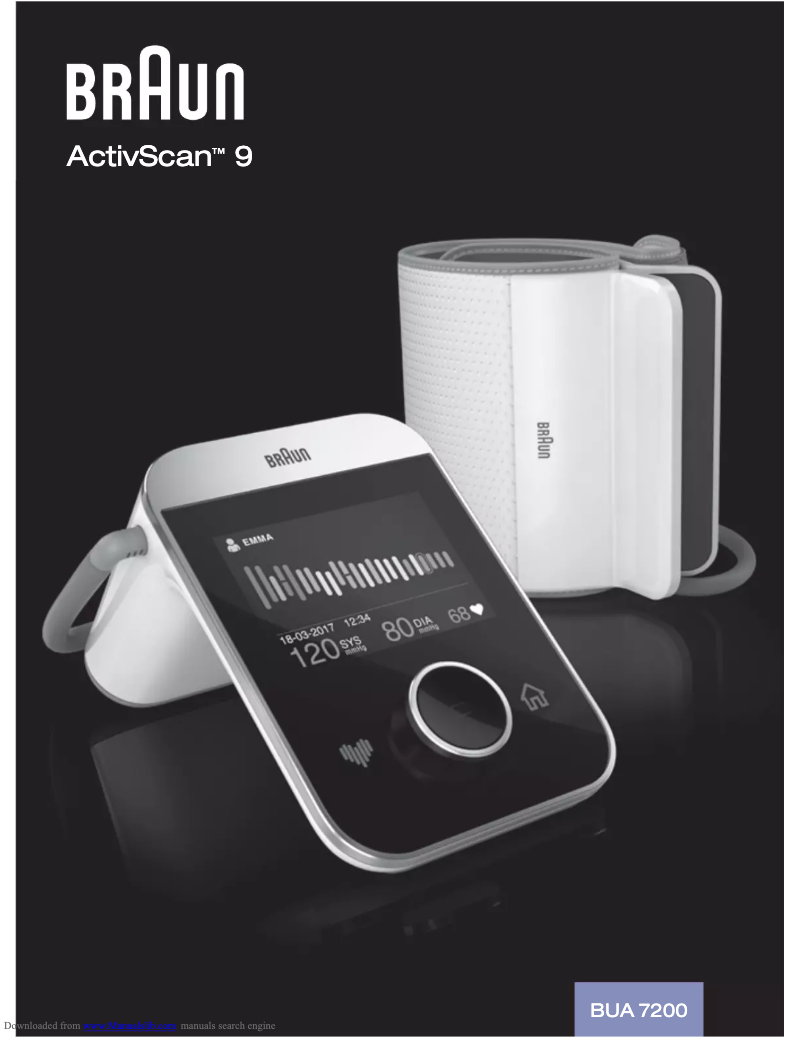 Image de la première page du manuel de l'appareil ActivScan 9 BUA 7200