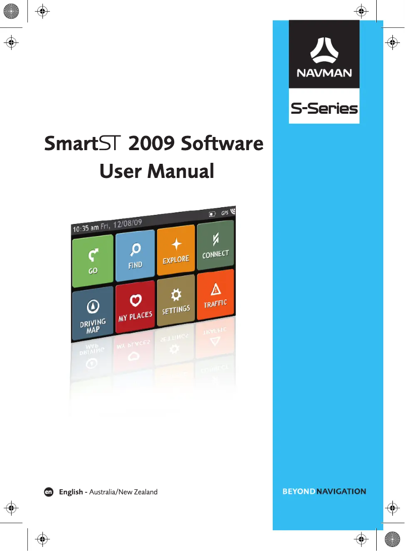 Image de la première page du manuel de l'appareil S-Series Platinum S100