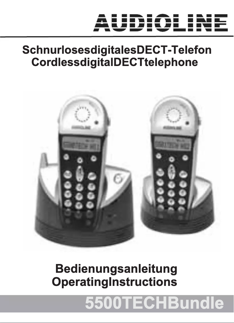 Image de la première page du manuel de l'appareil 5500TECH Bundle