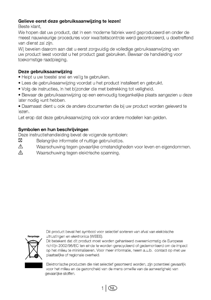 Image de la première page du manuel de l'appareil SSE 26006