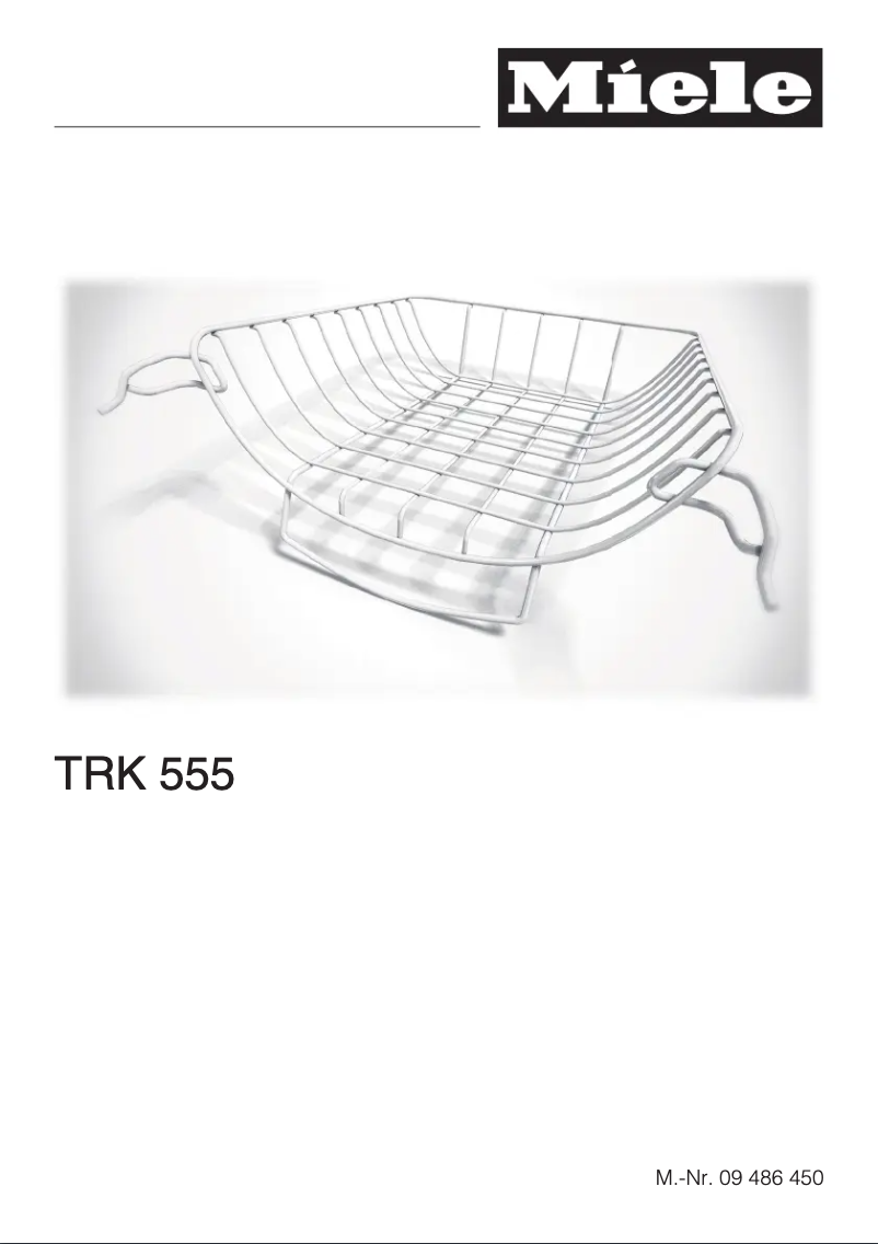Page n°1 - Mode d'emploi Miele TRK555