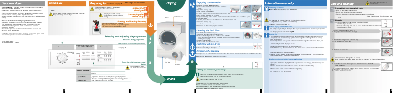 Image de la première page du manuel de l'appareil WT44C000EE
