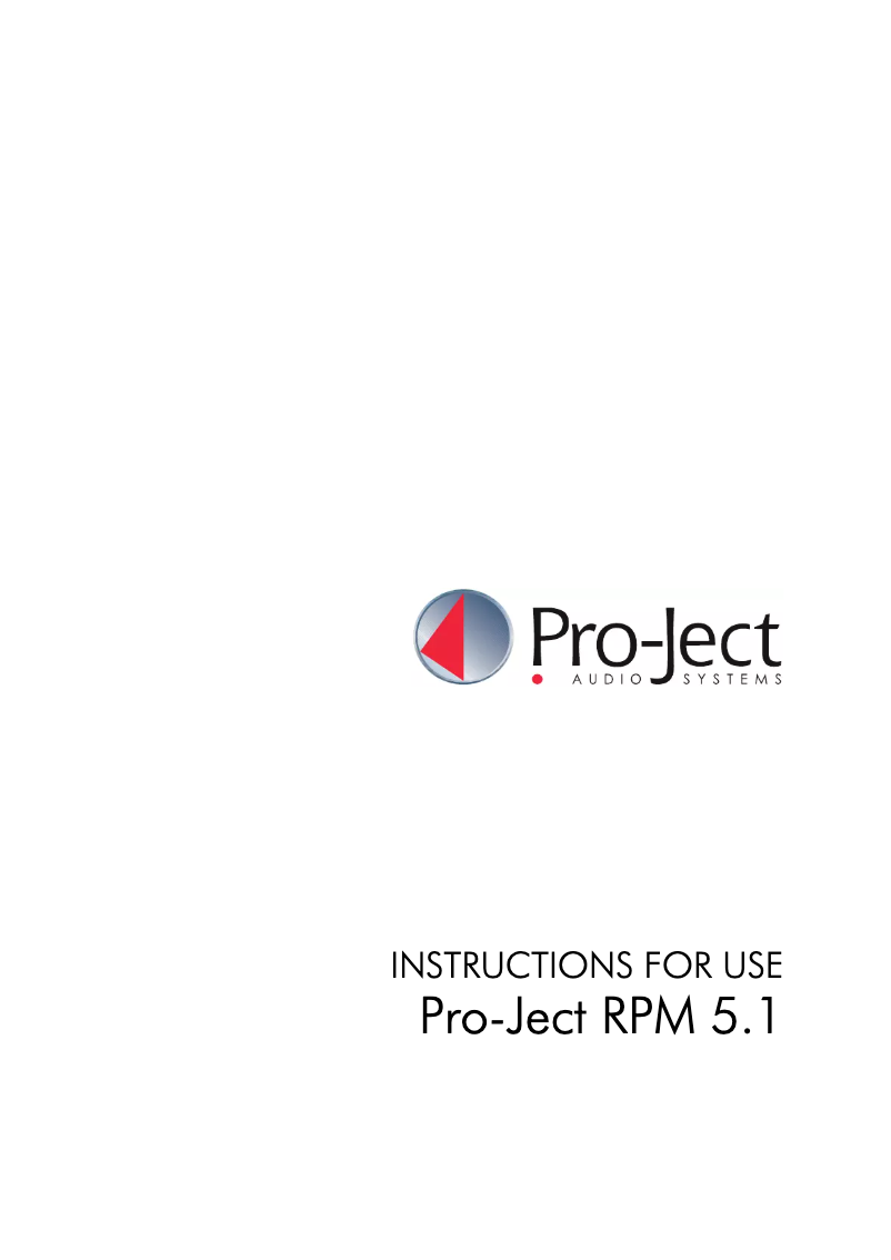 Image de la première page du manuel de l'appareil RPM 5.1 2M