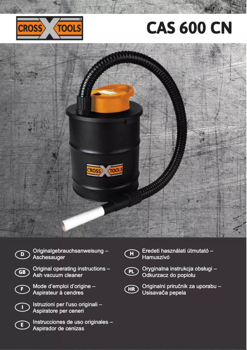 Page 1 de la notice Manuel utilisateur CrossTools CAS 600 CN