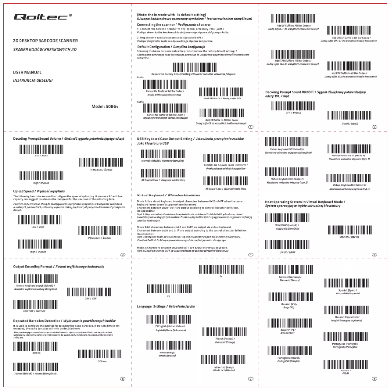 Image de la première page du manuel de l'appareil 50864