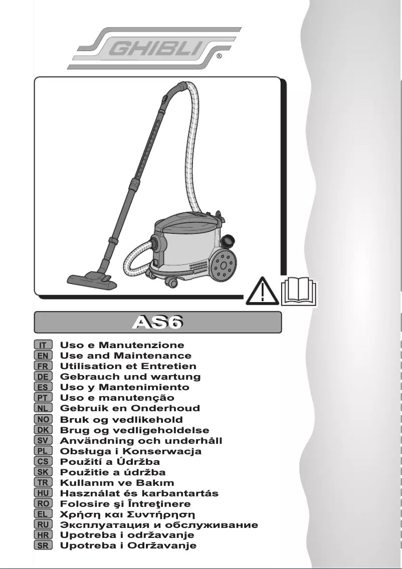 Image de la première page du manuel de l'appareil AS6