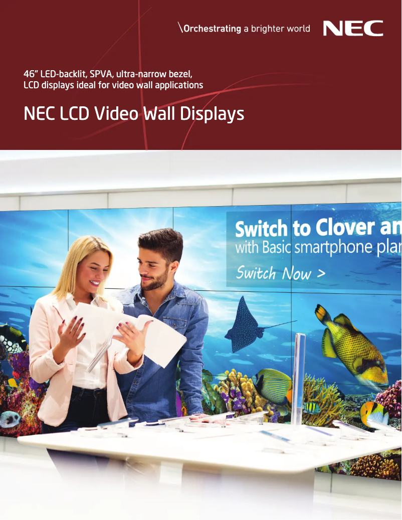 Page 1 de la notice Manuel utilisateur NEC X464UNV-3