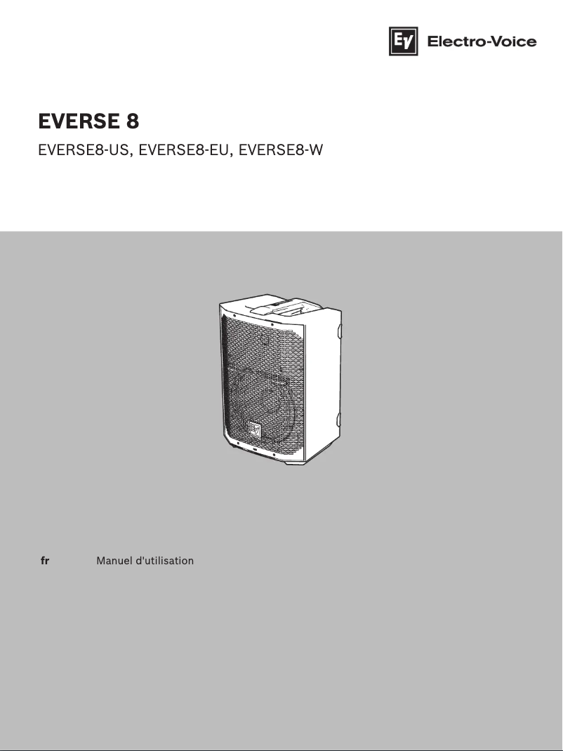 Image de la première page du manuel de l'appareil Everse 8
