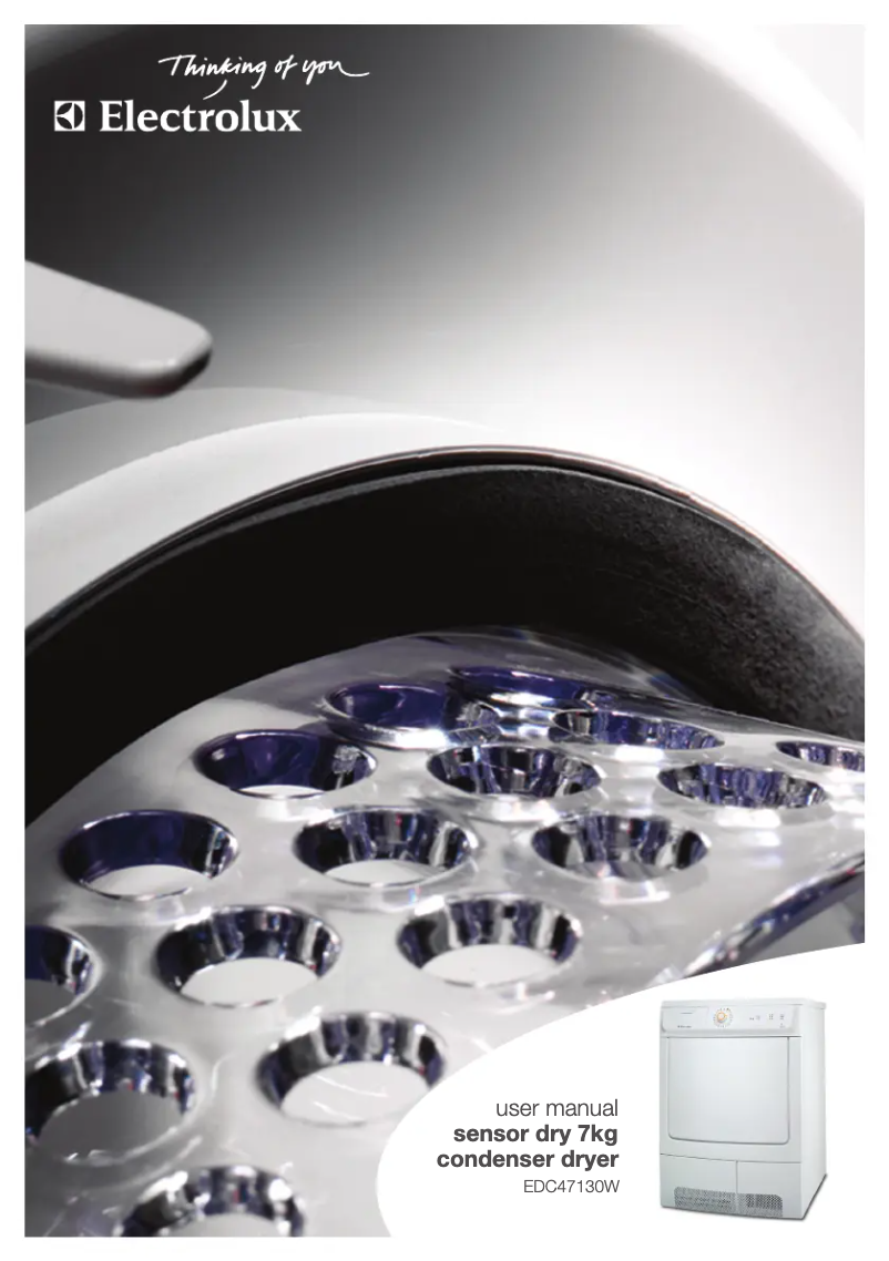 Page n°1 - Manuel utilisateur Electrolux EDC47130W