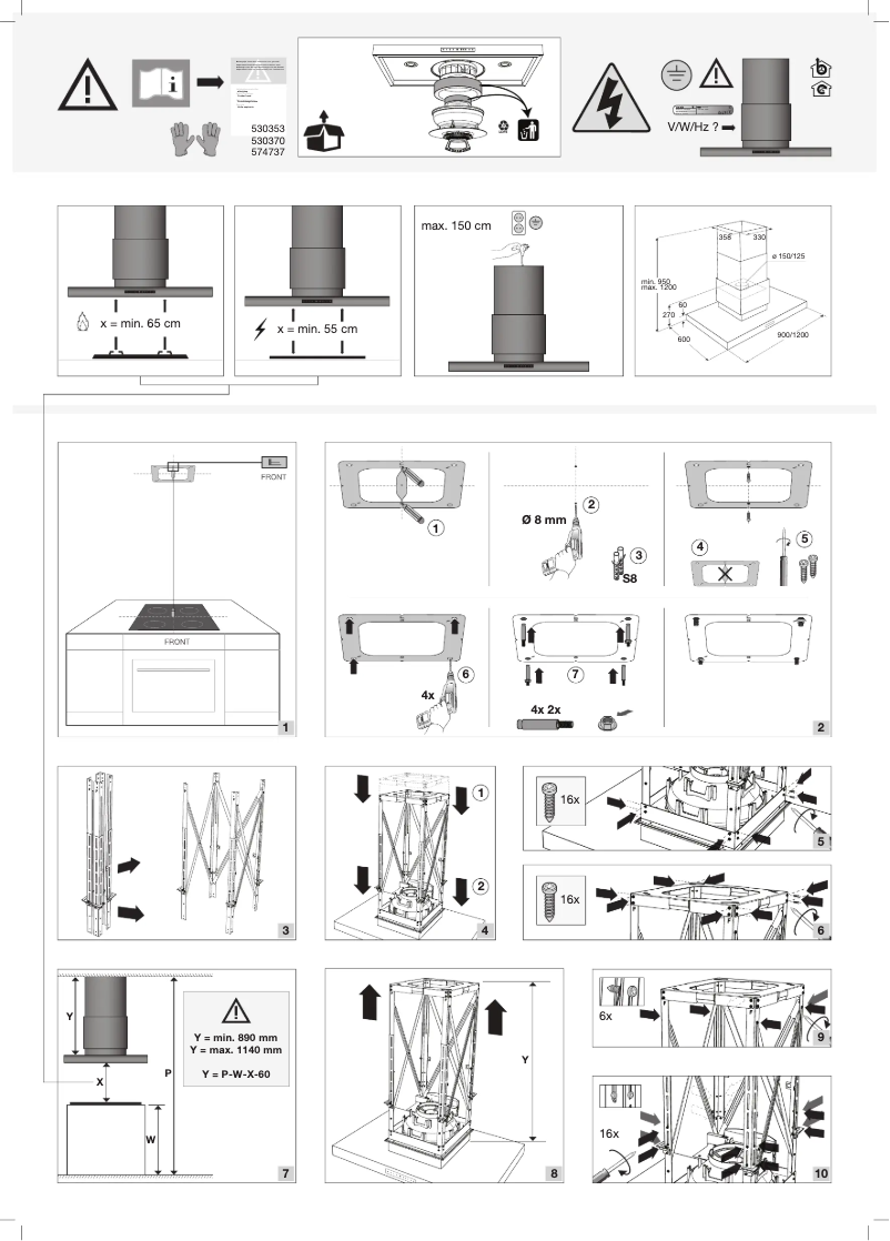 Page n°1 - Guide d'installation Asko CI4939S