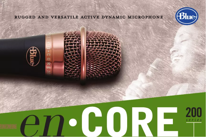 Page n°1 - Manuel utilisateur Blue enCore 200