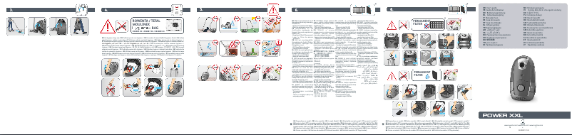 Page n°1 - Manuel utilisateur Tefal Micro Space Cyclonic TW3233