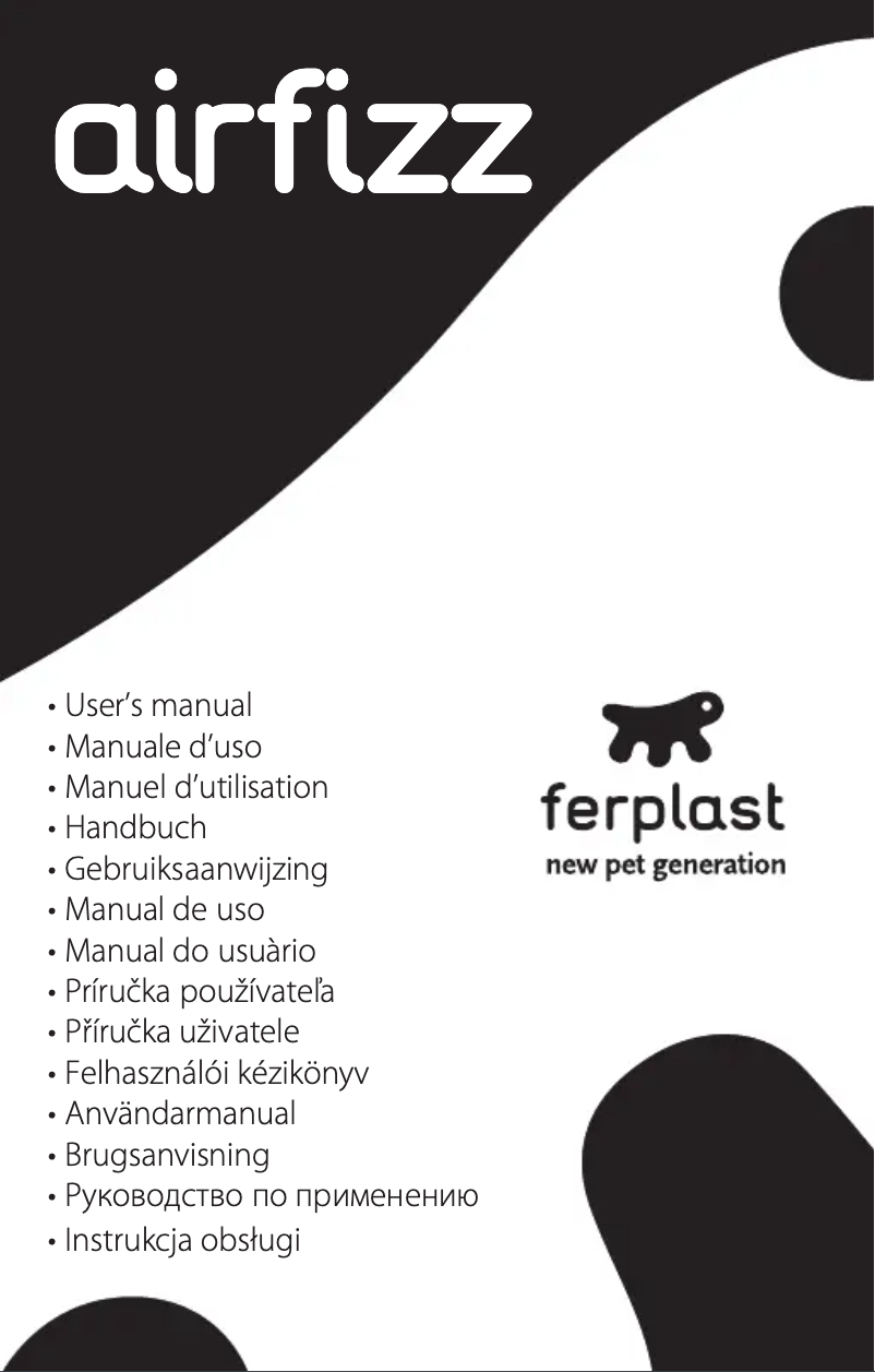 Page 1 de la notice Manuel utilisateur Ferplast Airfizz