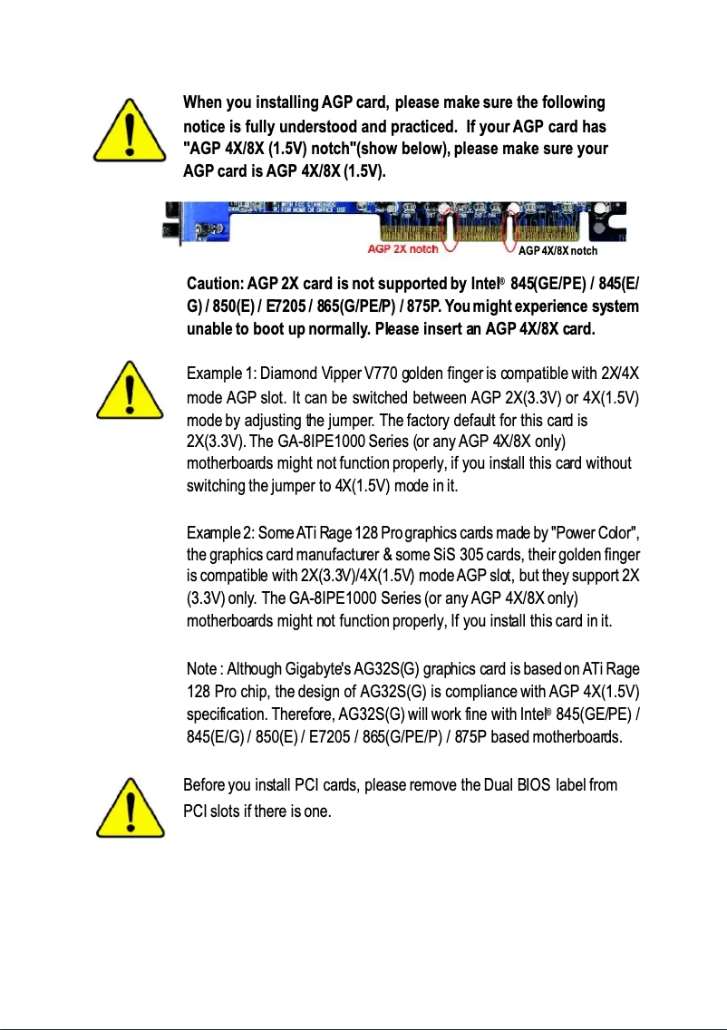 Page 1 de la notice Manuel utilisateur Gigabyte GA-8IPE1000 Pro2