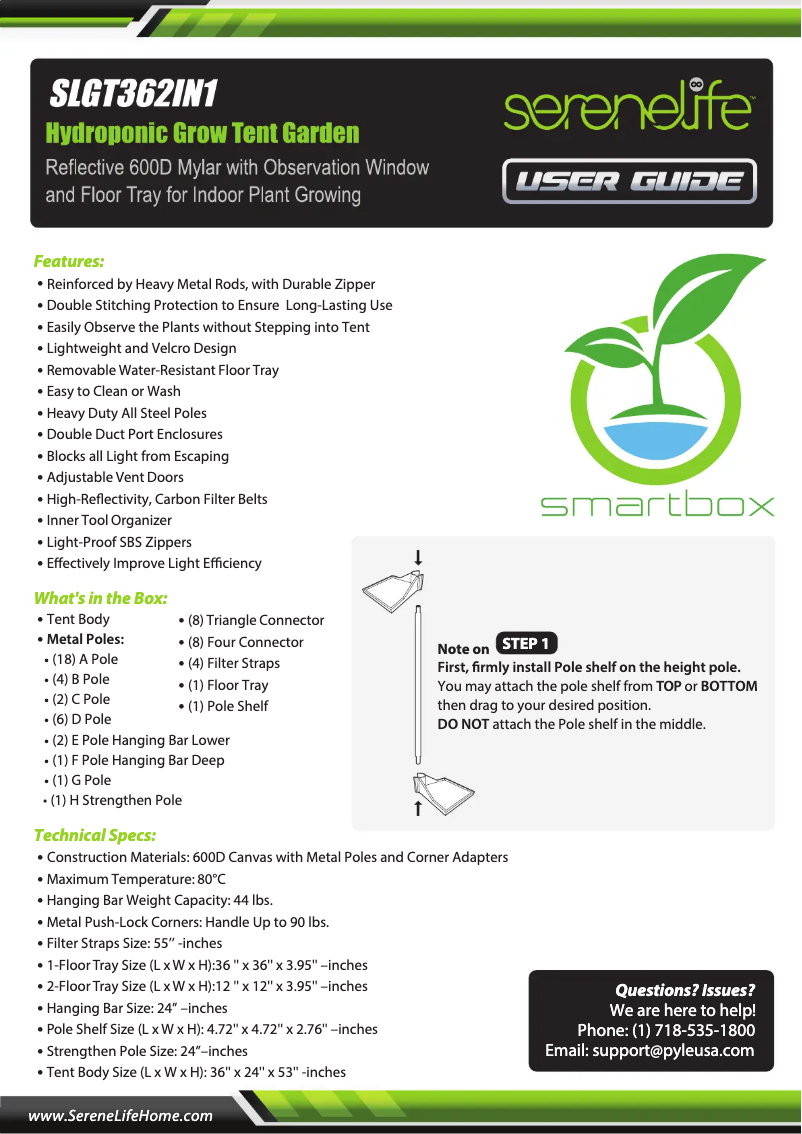 Imagen de la primera página del manual del dispositivo SLGT362IN1