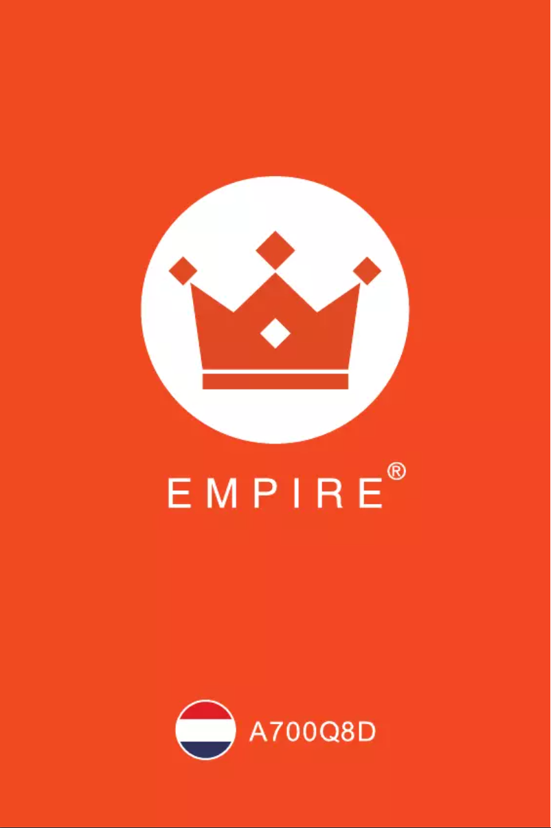 Page n°1 - Manuel utilisateur Empire A700Q8D