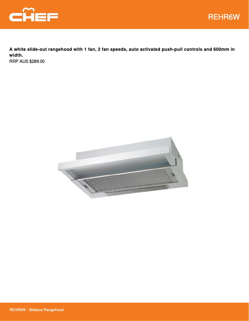 Image de la première page du manuel de l'appareil REHR6W